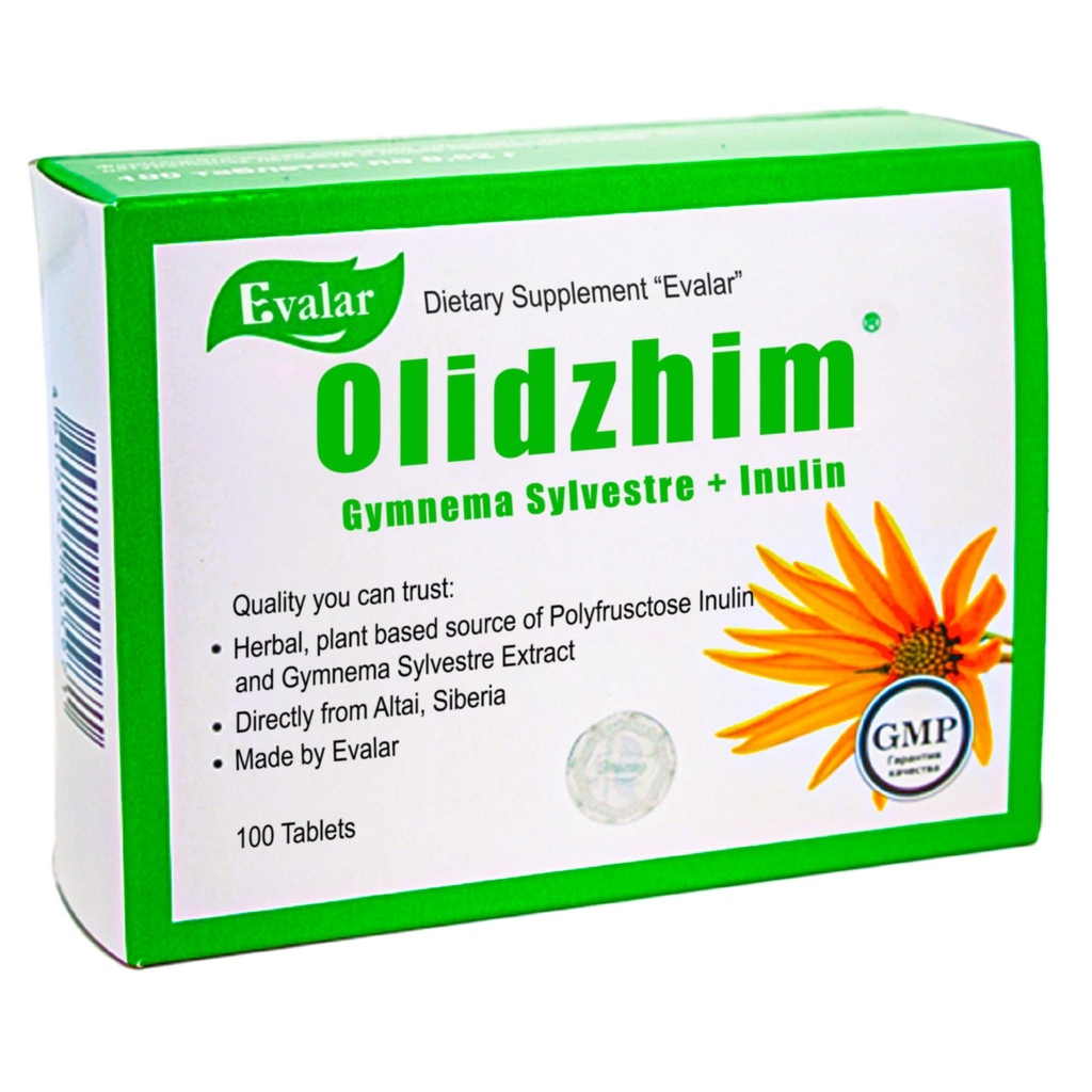 Evalar Gymnema Sylvestre Inulin Olidzhim Herb 100 Tab Altai Siberia