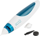 Serene Innovations Hearing Aid Cleaning Kit for Earwax Removal - Hearing Aid Cleaner Runs on 4 AA Battery to Clean Hearing Tubes, Earbuds, In- Ear Monitor, & More - Ear Wax Suction Vacuum