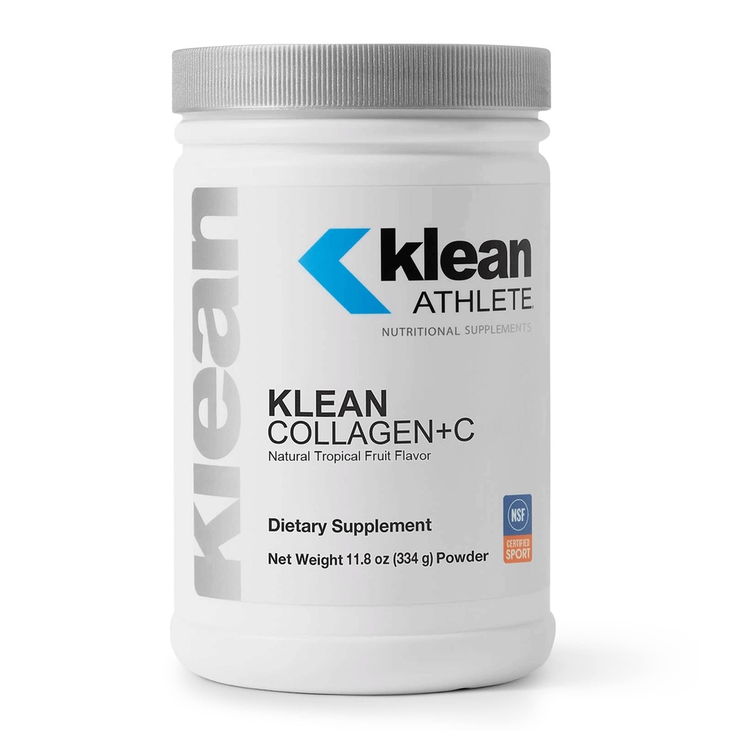 Klean Athlete Klean Collagen + C 124; Dukung Kesehatan Musculoskeletal untuk Membantu Optimasi Performance and Mobility 14; 11.8 Ounces 124; Natural Tropical Fruit Flavor