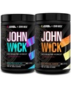 Jacked Factory X John Wick - Wick Mode Pre Workout Powder - Intense Energy, Battle- Ready Focus, Unstopment, and Sheer Will - Baba Yaga Blue Raz & Last Tropical Sunrise
