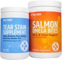 Pet MD Tear Tabungan Tambahan Salmon Omega Bites & Pet MD