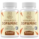 Tambahan Dopamin - Mucuna Pruriens Seed Extract, Premium Vitamin, Mineral, dan Natural Plant Extracts for Mental Drive, Clarity, Fokus- 120 Capsules