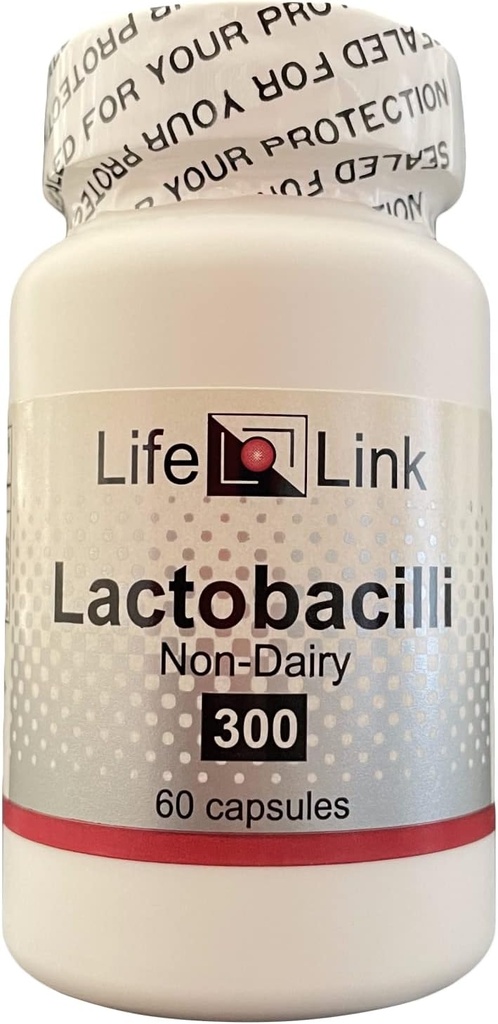LifeLink Lactopiilli Complex 144; 10 Milyar CFU 124; 60 Capsules 12.4; Microbilon Support, Healthy Bowel Movementh 124; Gluten Free & Non-GMO 124; Dibuat di Amerika Serikat