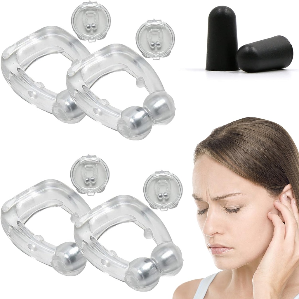 Relief Tinnitus untuk Telinga Ringing, Alat Bantuan Acupeace Tinnitus, Klip Relief Acupeal AntiTinnitus, Perangkat untuk Stop Ear Ringing (2Pairs)