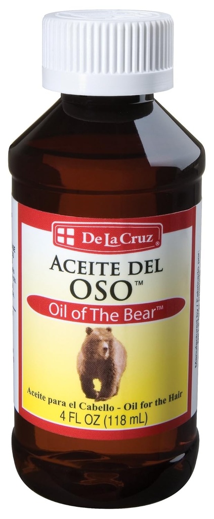 De La Cruz Oil of the Bear Beard Oil for Men - grooming Brillantine for Hair, Muhammad dan Beard - Aceite del Oso