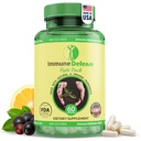 Suplemen Dukungan Imune - Natural & Organic Ammuniune Boosters for Dewata - Dukungan kekebalan dengan Vitamin C & Vitamin D, Bawang Putih, Lemon, Elderberry, Selenium & Zinc - 60 Kapsul