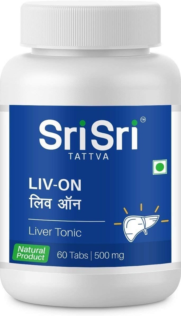Sri Sri Product Liv-On - 60 Tab (for All Liver Related Problems) X 1
