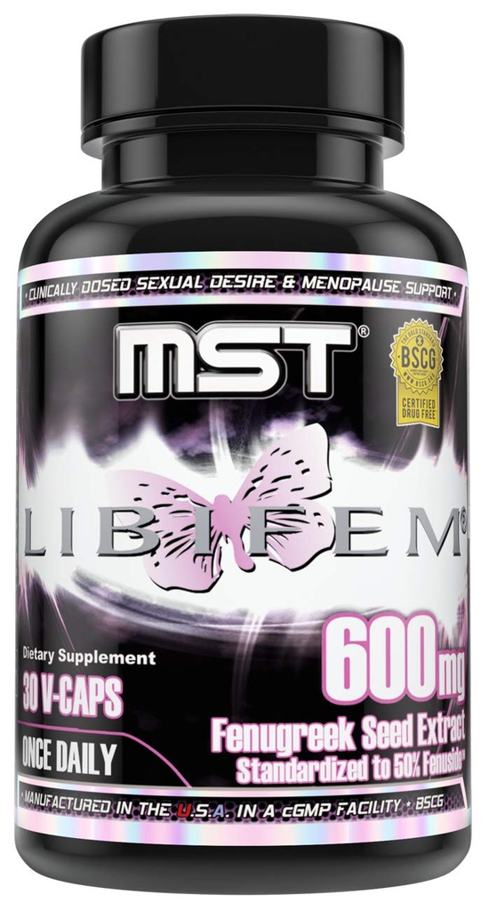 MST Libifem, Fenugreek Seed Extract Capsules, Boost Desire, Libido, Arousal dan Kepuasan Plus Menopause Health Suppplemen Perempuan, 30 Count, BSCG Cerdened Obat Bebas.