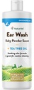 PT Eet Ear Wash Liquid Suplement for Dogs & Cats - Pet Health Supplement Cleans, Cat Ear Canals - Includes Aloe, Tea Tree Oil - Membantu Menghapus Ear Pet Wax, Dirt, Debris - 16 Oz.