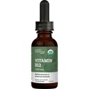 Vegan Organik Vitamin B12 Sublingual Liquid Suplemen - 2500mcg Methylcobalamin Drops for Natural Energy, Metabolisme Kesehatan dan Immune System Support - 1 Fl Oz