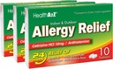 HealtA2Z £Allergy Relief 126; Cetirizine 10mg 124; Relief Allergy Sepanjang Hari (10 Cacah 3)