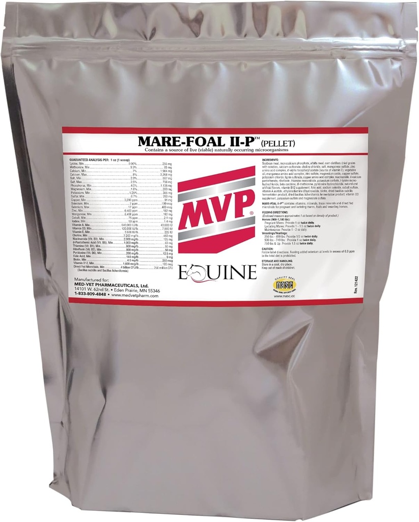 Mare Foal II- P (10lb) Balanced Multi Vitamin / Mineral Suplemen untuk Mares, Foals & Yearlings