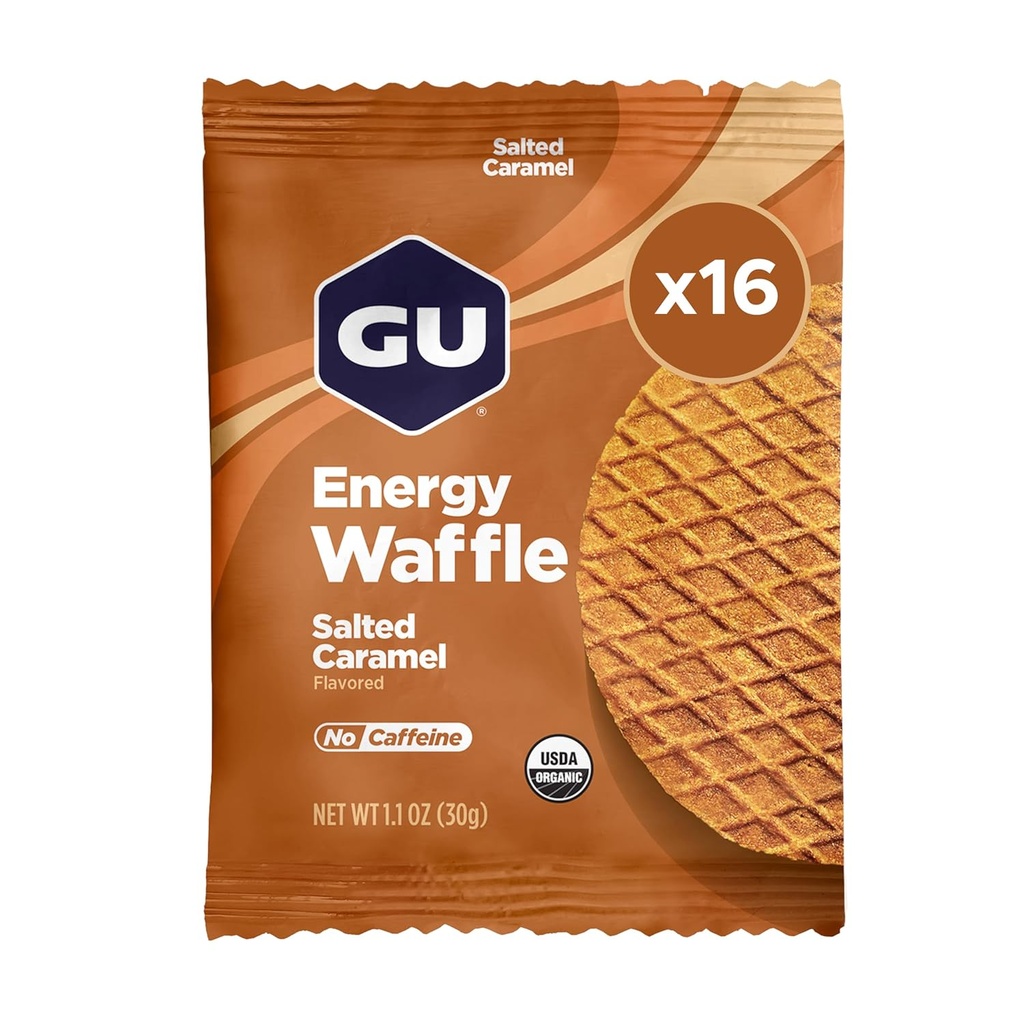 Sports Nutrition Waffle, Caffeine- Free, and Kosher milk, On- the Go Energy for any Workout, 16 Count
