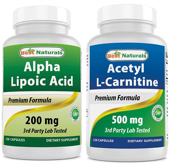 Terbaik Acid Alpha Lipoic 200 Mg & Acetyl L- Carnitine 500 Mg