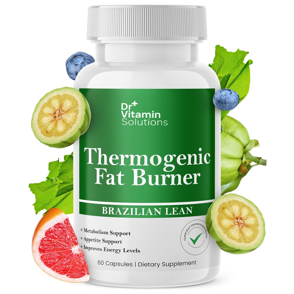 Thermogenic Fat Burner Brazilian Lean, Wheight Loss Pill for Women, Waist Trimmer & Suplemen Bloating for Women, 60 Kapsul
