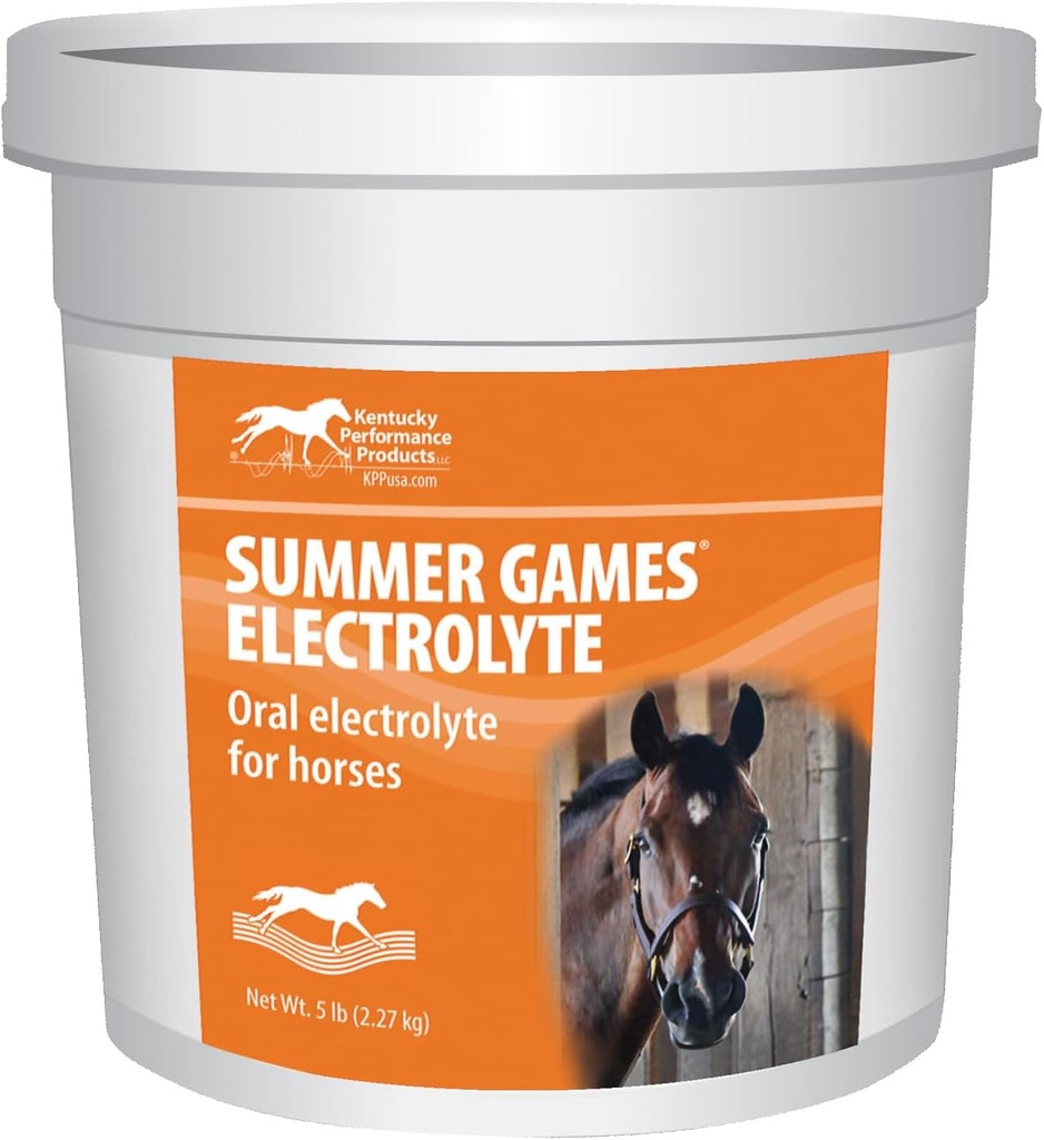 Kentucky Performance Products Summer Games Electrolite Horse Supplement, 5 Pound Container