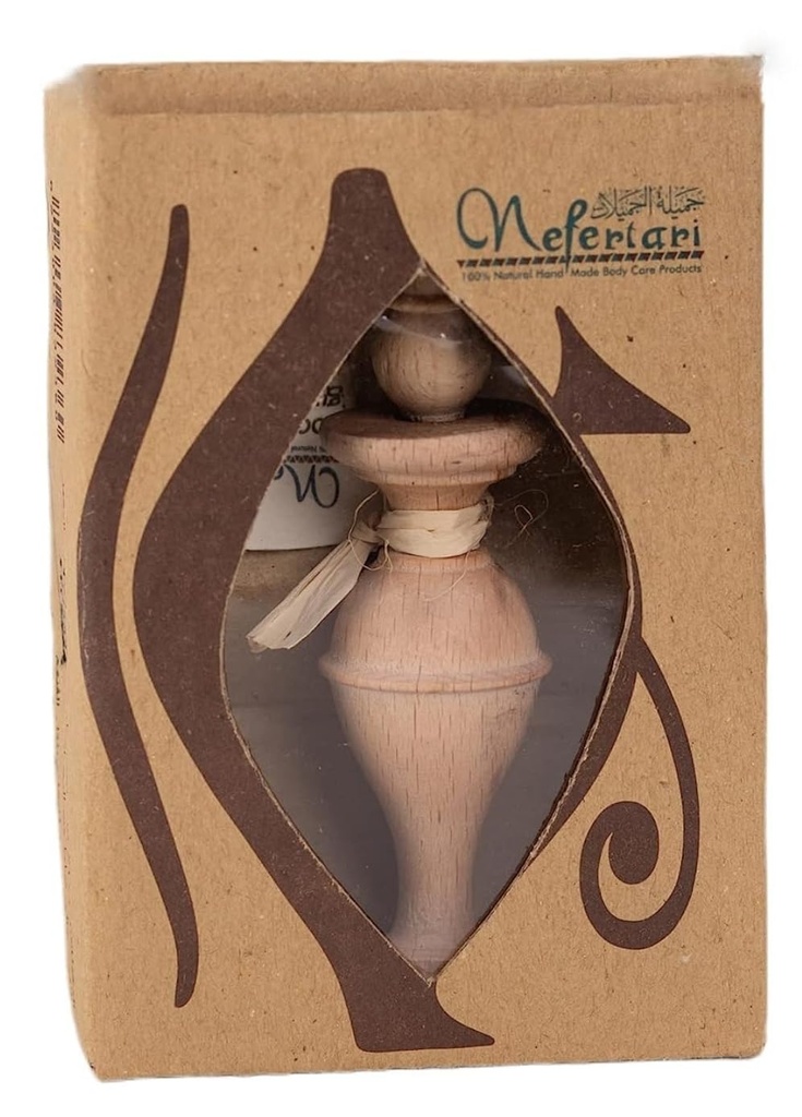 Nefertari 100% Eyeliner Mesir Natural dalam bentuk bubuk, Eyeliner buatan tangan dengan packing Firaun