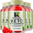 (5 Pack) Ketovex Keto BHB Gummies Lanjutan Formula, Ketovex BHB Woight Management ACV Revisi, Ketovex ACV Keto Vex BHB Gomisa Ketovex, Ketovex Gummies, B12 (300 Gummies)