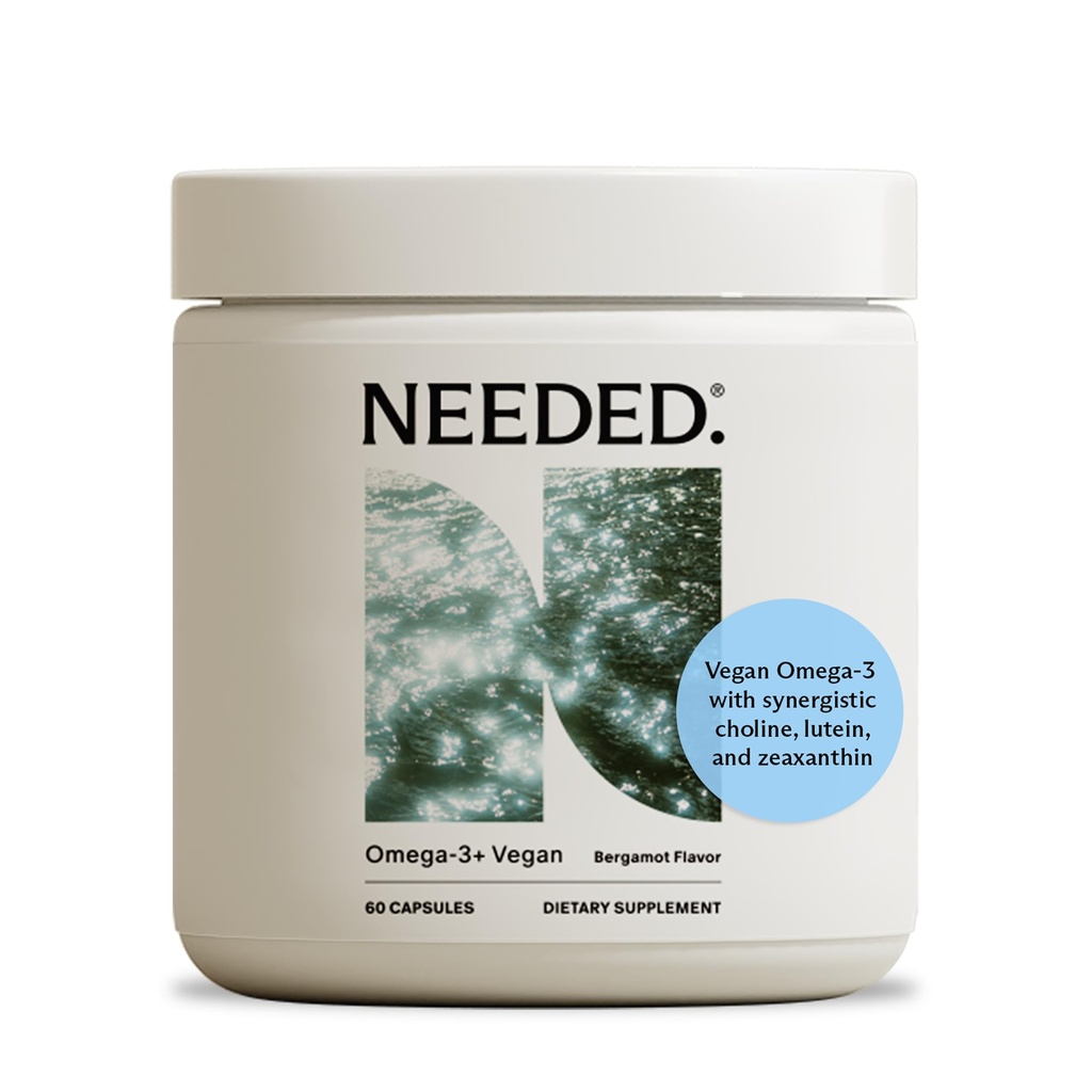 Dibutuhkan. Prenatal Omega-3 - Tinggi Potency Dose of Desurinably Sourinced Fish Oil, Bergamot Flavor, 100mg DHA, 1000mg EPA, Encased in a Gantatin- Free, Plants-Based Softgel Shell, 30- Day Supply