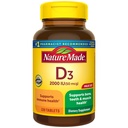 Nature Made Vitamin D3 2000 IU (50 mcg), Vitamin D Suppplemen Bone, Teeth, Muscle and Imune Health Support, 220 Tablets, 220 Hari Supply