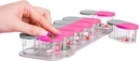 Sagly SMART XL Weekly Pill Organizer - extra 7 hari AM / PM Pill Box 2 Kali sehari dengan Pesan Gratis App (Cukup Besar untuk Fit Minyak Ikan, Minyak Cod Liver, Persediaan D Vitamin & Vitamin) (Pink / Gray)