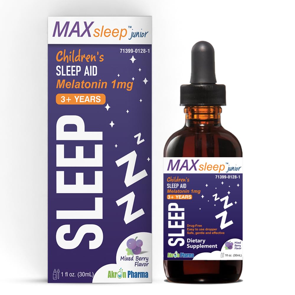 MAX Sleep Junior for Kids-Melonalin Sleep Drops for Sweet Dreams