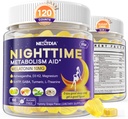 Melonadi 10mg Gummies, Night Time Metabolism Gummies for Adults, Hancurkan Excessmate Hoarding While You Rest, Provious Healthy Zzzs, dengan Magnesium, Ashwagandha, 5- HTP, GABA, 100% Free, Sugar Free, 2Packs