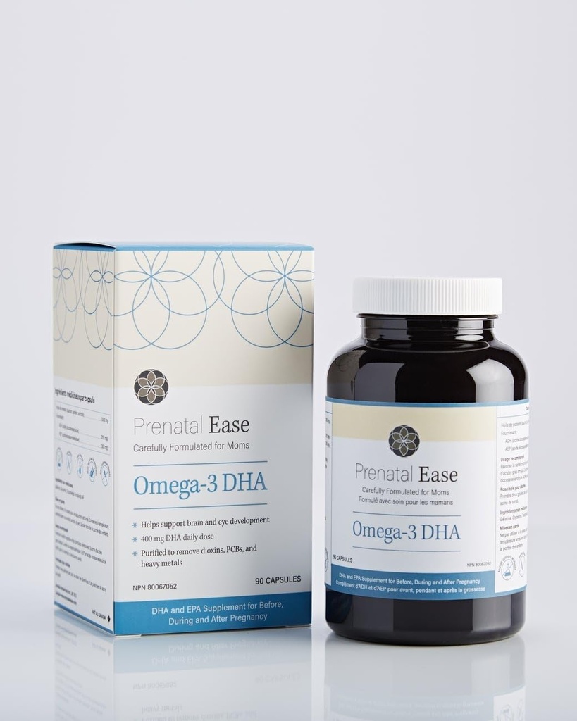Omega- 3 DHA, Omega- 3 Fatty Acids untuk Sebelumnya, During and After Pregnancy, 45- Day Supply