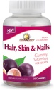 Rise- N-Shine Hair Skin & Nails Gummy Vitamin - Pectin Based Gummies for Women & Men with Vitamin, Biotin, Collagen & More - 30 Count