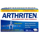 Inflammatory Pain Formula Caplets with 3 Active Ingredictions: Aspirin, Acetaminophen & Caffeine, White, 28 Count (Pack of 1)