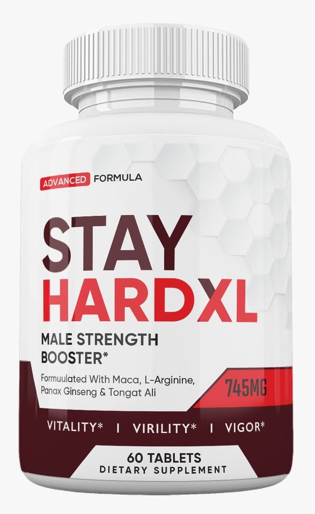 Zonata Stay Hard XL Suplement for Men is a Natural Formula Designed to Sustain Men 's Energy and Performance Levels, Stay Hard XL Promoting Overall Health and Vitalitas. (60 tablet)
