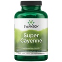 Swanson Super Cayenne - Herbal Supplemen Kesehatan Hati, Circulation & Blood Flow - Natural Formula w / Ginger Rhizome, Hawthorne Berry & Lecithin - (250 Veggie Capsules)