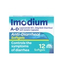 Imodium A- D Diare Relief Softgeels dengan Loperamide HCI, Anti- Diarrifiher Medicine untuk membantu mengendalikan gejala Diare karena Acute, Diare Traveler, HSA / FSA Elightly, 12