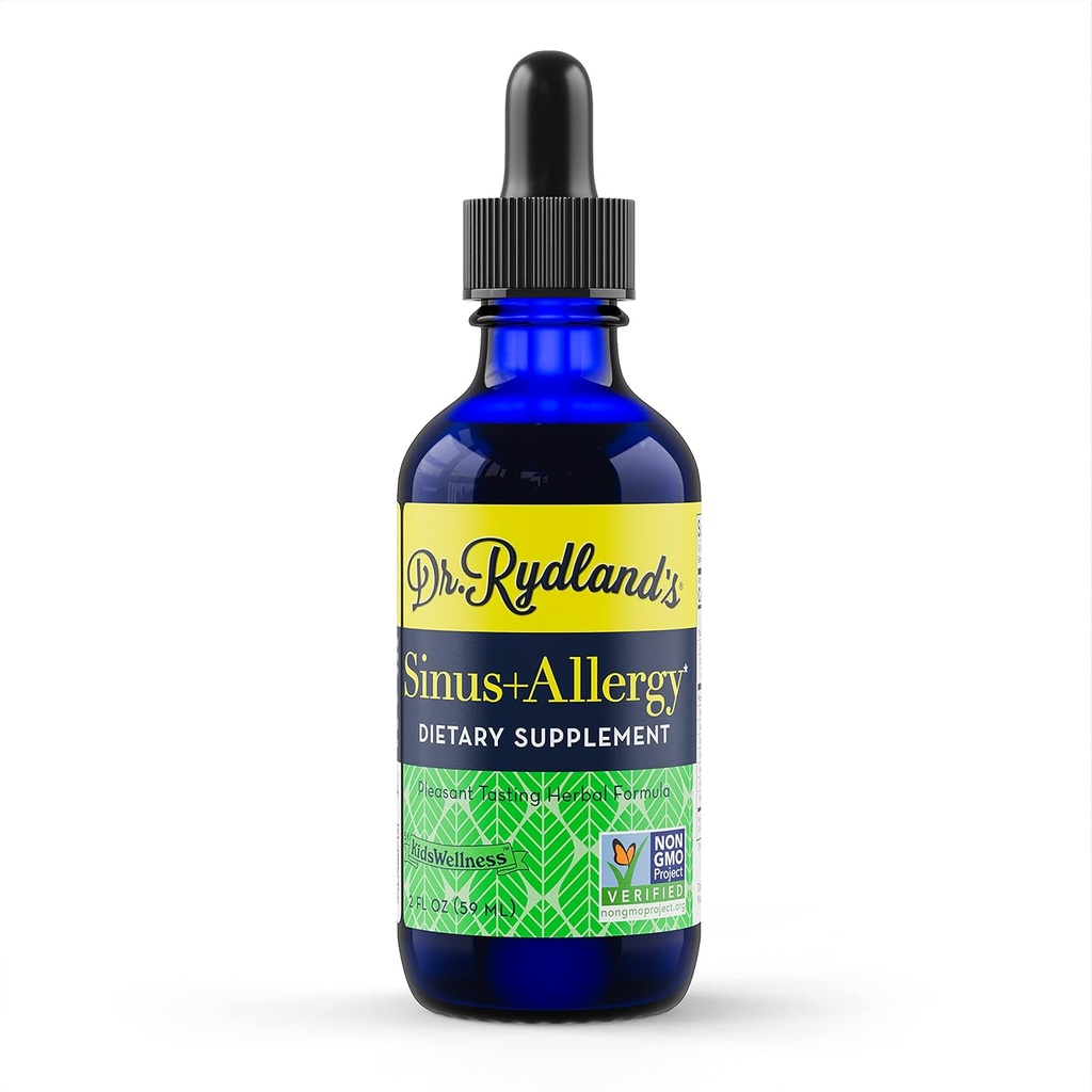 Suplemen Herbal Rydland adalah 124; Dibuat oleh KidsWellness 124; Aman dan Efektif untuk Bayi untuk Dewasa 124; Sinus & Allergy 124; Relieves Sinusitis, Allergies, Sinus Headtache 124; 2 Botol Ounce