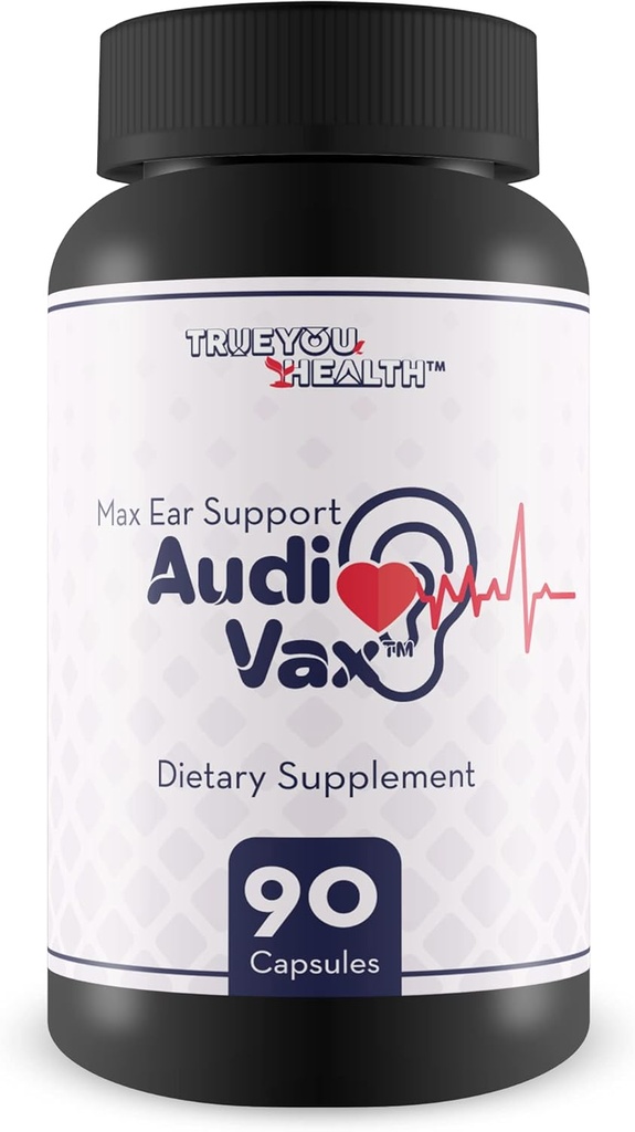 Support Max Ear Audi Vax - Ear Health Suppplement - Propiness Inner Ear & Middle Ear Health Heat Flow - Bantuan mengurangi Loss & Ear Ringing - Dukung Fungsi Auditory Sehat