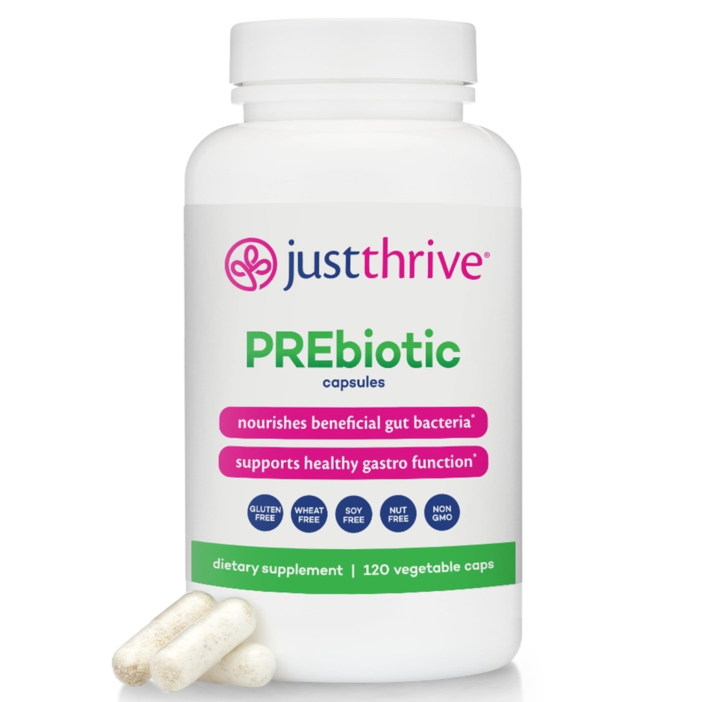 Hanya Thrive PREBIOtic Capsules - Prebiotic Blend for Gut Health and Imune Support, 120 Caps