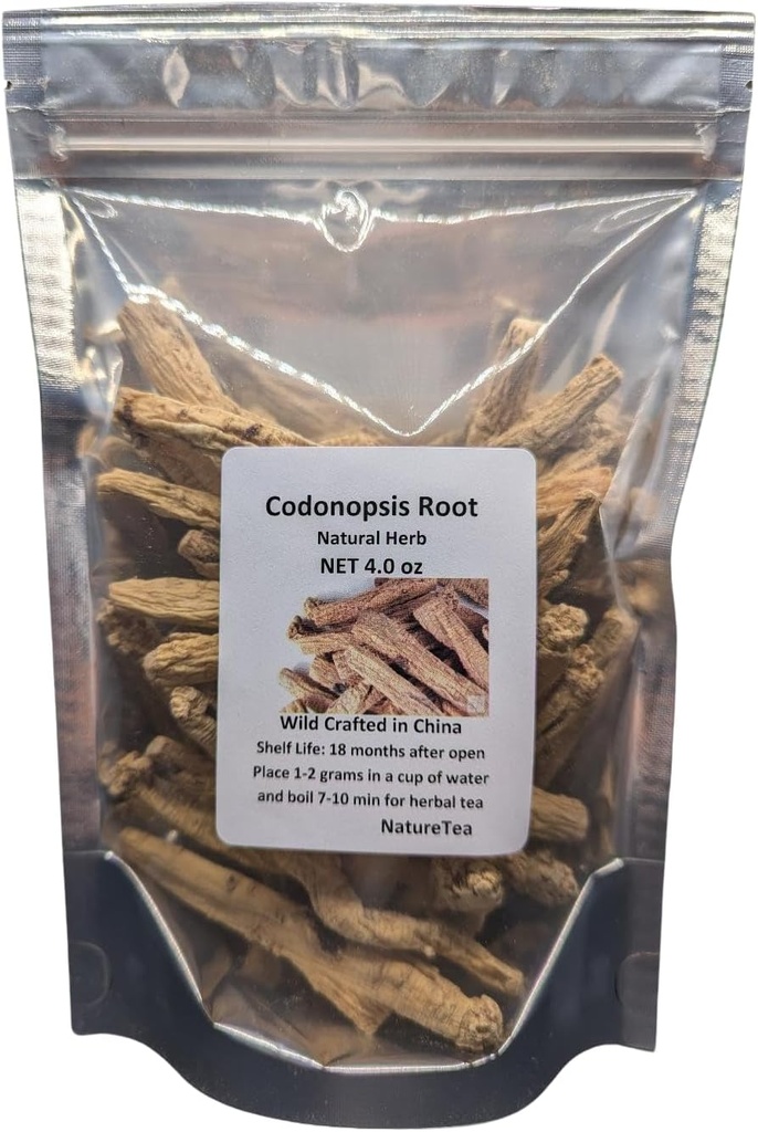 Root Codonopsis - Dang Shen Kering Radix Codonopsis 100% dari Alam (2 oz)