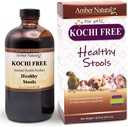 Amber AveralZ Kochi Free Herbal Supplemen untuk Dogs, Cats, Birds, Rabbes, dan Guinea Pigs: 124; Mendukung Fungsi Bowel Sehat 124; Bantuan Natural for Digetical Saldo 124; 16 Fluid Ounce Glass Bottle
