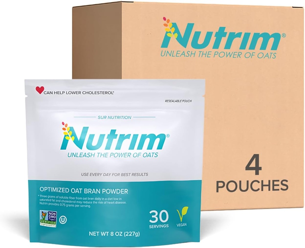 Nutrim Oat Bran Powder dengan 750mg Beta Glucan per Serving