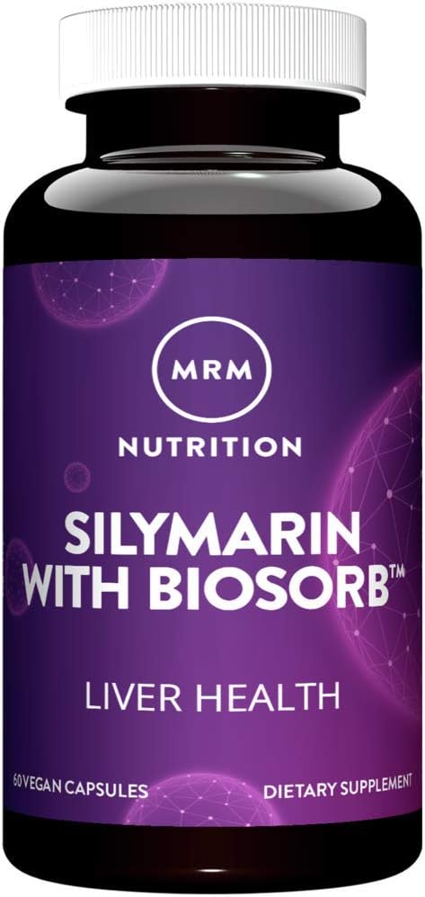 MRM, Silymarin dengan BioSorb, Milk Thistle Extract, 60 Veggie Caps