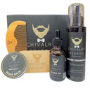 Beard Growth Kit - Beard Growth Oil - Beard Shamper - Sandalwood Comb - Boar Brush, Beard Balm - Natural - Moisturising - Grooming-