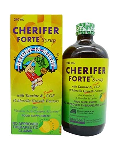 CHERIFER Forte Syrup dengan Taurine & Double Chlorella Growth Factor 240ml