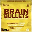 80mg Caffeine & 160mg L- Theanine Focus Enhancing Energy Chews (40 Serestings) - Neurocience Backed Nootropic Stack, Mental Acuity & Cognitive Dukung 124; Caramel Frape Flavor Bullet
