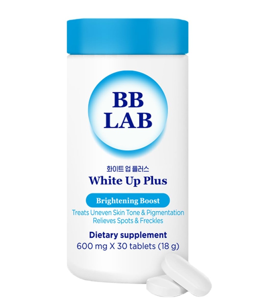 BB LAB White Up Plus Advanced Supplemen untuk Dukungan Kulit, Glutathione Korea, L- Cystine, Vitamin C, Dark Spots & Acne Skin