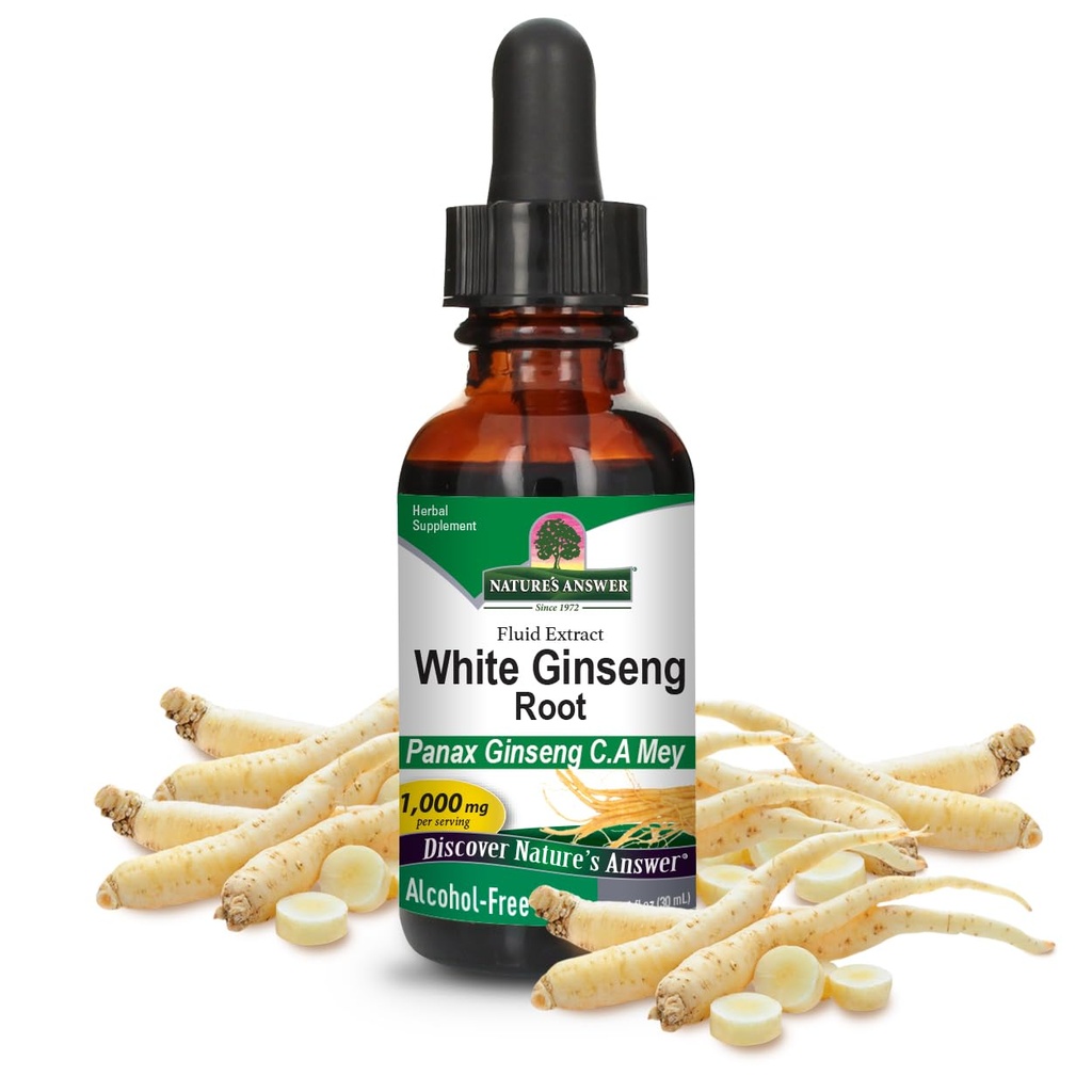 Nature 's Respons White Ginseng Root Free 1 Fluid Ounce 124; Ammune Support Distri124; Promotes Cognitive Fungsi: 124; Mental Clarity dan Fokus