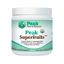 Peak Organik Superfruit - Polyphenol Kaya Superfood Powder - Non- GMO Ferwered Aronia Berry, Acai, Blueberry, Pomegranate, dan Plum - Penuaan, Kesehatan Metabolic, Kesehatan Jantung (30 Pelayan)