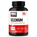Force Factor Selenium Immune Supplement, Selenium 200mcg Capsules untuk mendukung Ammune Defense, Imunity Suplemen, Vegan, Non-GMO, 120 Kapsul