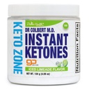 Divine Health Dr. Colbert MD Instant Ketones Powder 124; Limeade Flavor Rekomendaded in The Keto Zone Diet Book 124; GoBHB 124; Exogeny BHB Ketone Salts 124; 4.59oz