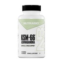 NutraBio Ashwagandha KSM-66 124; Aswaganda Herbal Suplemen untuk Stress, Mood, & Performance 124; 600 MG dari KSM66 Studied 90 Capsules
