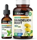 BIO KRAUTER Chlorophyll Ticture 2 Fl Oz. & Dandelion 100 Capsules